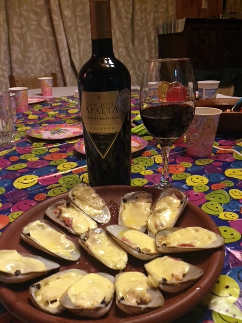 Machas a la parmesana al horno