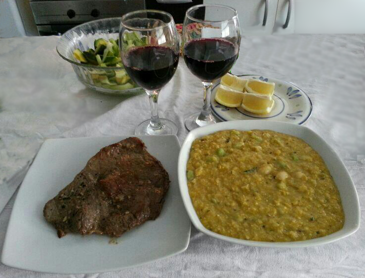 Porotos granados o guiso de porotos
